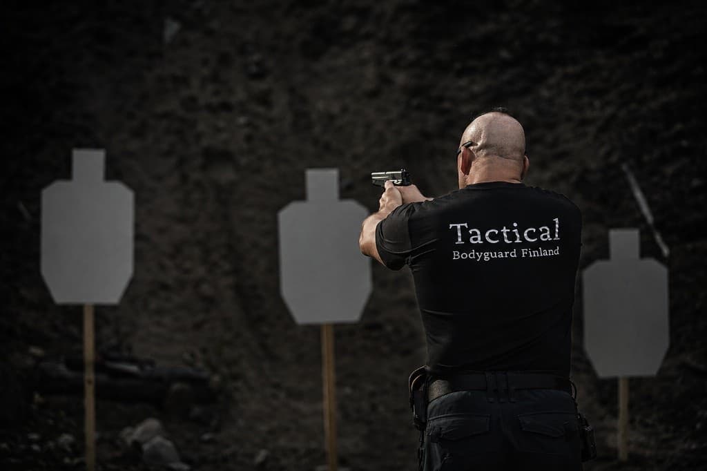Tactical Bodyguard Finland live-fire training